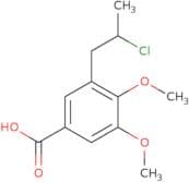 3-(2-Chloropropyl)-4,5-dimethoxybenzoic acid