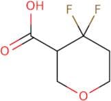 4,4-Difluorooxane-3-carboxylic acid
