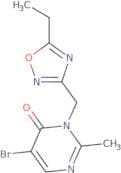 5-Bromo-3-[(5-ethyl-1,2,4-oxadiazol-3-yl)methyl]-2-methyl-3,4-dihydropyrimidin-4-one