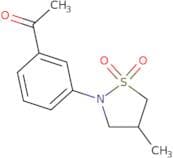 2-(3-Acetylphenyl)-4-methyl-1,2-thiazolidine-1,1-dione