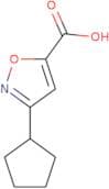 3-Cyclopentyl-1,2-oxazole-5-carboxylic acid
