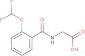 2-{[2-(Difluoromethoxy)phenyl]formamido}acetic acid