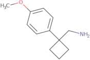 [1-(4-Methoxyphenyl)cyclobutyl]methanamine