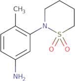 2-(5-Amino-2-methylphenyl)-1λ⁶,2-thiazinane-1,1-dione