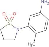 3-​(1,​1-Dioxido-​2-​isothiazolidinyl)​-​4-​methyl-benzenamine