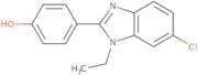 4-(6-Chloro-1-ethyl-1H-1,3-benzodiazol-2-yl)phenol