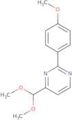 4-(Dimethoxymethyl)-2-(4-methoxyphenyl)pyrimidine