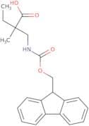 2-(([(9H-Fluoren-9-ylmethoxy)carbonyl]amino)methyl)-2-methylbutanoic acid
