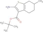 tert-Butyl 2-amino-6-methyl-4,5,6,7-tetrahydro-1-benzothiophene-3-carboxylate