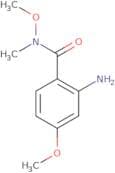 2-Amino-N,4-dimethoxy-N-methylbenzamide