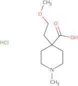 4-(2-Methoxyethyl)-1-methylpiperidine-4-carboxylic acid hydrochloride