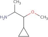 1-Cyclopropyl-1-methoxypropan-2-amine