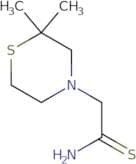 2-(2,2-Dimethylthiomorpholin-4-yl)ethanethioamide