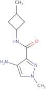 4-Amino-1-methyl-N-(3-methylcyclobutyl)-1H-pyrazole-3-carboxamide