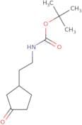 tert-Butyl N-[2-(3-oxocyclopentyl)ethyl]carbamate