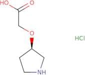 2-[(3R)-Pyrrolidin-3-yloxy]acetic acid hydrochloride