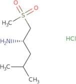 (2S)-1-Methanesulfonyl-4-methylpentan-2-amine hydrochloride