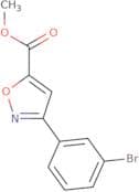 Methyl 3-(3-bromophenyl)-1,2-oxazole-5-carboxylate