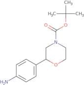 tert-Butyl 2-(4-aminophenyl)morpholine-4-carboxylate