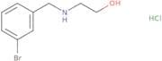 2-{[(3-Bromophenyl)methyl]amino}ethan-1-ol hydrochloride