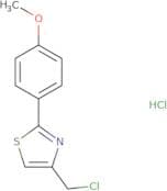 4-(Chloromethyl)-2-(4-methoxyphenyl)-1,3-thiazole hydrochloride