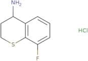 8-Fluoro-3,4-dihydro-2H-1-benzothiopyran-4-amine hydrochloride