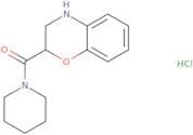 2-(Piperidine-1-carbonyl)-3,4-dihydro-2H-1,4-benzoxazine hydrochloride