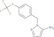1-({4-[(Trifluoromethyl)sulfanyl]phenyl}methyl)-1H-pyrazol-5-amine