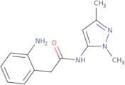 2-(2-Aminophenyl)-N-(1,3-dimethyl-1H-pyrazol-5-yl)acetamide