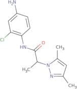 N-(4-Amino-2-chlorophenyl)-2-(3,5-dimethyl-1H-pyrazol-1-yl)propanamide