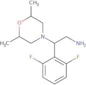 2-(2,6-Difluorophenyl)-2-(2,6-dimethylmorpholin-4-yl)ethan-1-amine