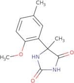 5-(2-Methoxy-5-methylphenyl)-5-methylimidazolidine-2,4-dione