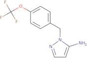 1-{[4-(Trifluoromethoxy)phenyl]methyl}-1H-pyrazol-5-amine