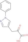 2-Oxo-3-(1-phenyl-1H-pyrazol-4-yl)propanoic acid