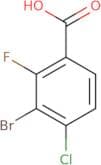 3-Bromo-4-chloro-2-fluorobenzoic acid