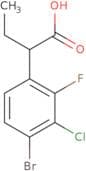 2-(4-Bromo-3-chloro-2-fluorophenyl)butanoic acid