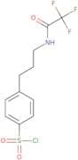 4-[3-(Trifluoroacetamido)propyl]benzene-1-sulfonyl chloride