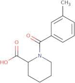 1-(3-Methylbenzoyl)piperidine-2-carboxylic acid