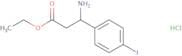 Ethyl 3-amino-3-(4-iodophenyl)propanoate hydrochloride
