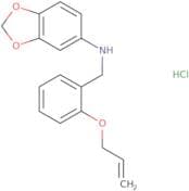 N-{[2-(Prop-2-en-1-yloxy)phenyl]methyl}-1,3-dioxaindan-5-amine hydrochloride