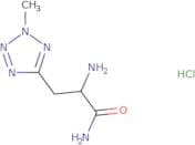 2-Amino-3-(2-methyl-2H-1,2,3,4-tetrazol-5-yl)propanamide hydrochloride