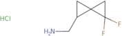 {4,4-Difluorospiro[2.2]pentan-1-yl}methanamine hydrochloride
