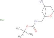 tert-Butyl N-({5-amino-2-oxabicyclo[3.1.1]heptan-1-yl}methyl)carbamate hydrochloride