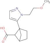 1-[1-(2-Methoxyethyl)-1H-pyrazol-5-yl]bicyclo[2.1.1]hexane-5-carboxylic acid