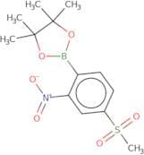 2-(4-Methanesulfonyl-2-nitrophenyl)-4,4,5,5-tetramethyl-1,3,2-dioxaborolane