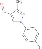 1-(4-Bromophenyl)-3-methyl-1H-pyrazole-4-carbaldehyde