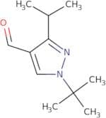 1-tert-Butyl-3-(propan-2-yl)-1H-pyrazole-4-carbaldehyde