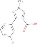 3-(3-Fluorophenyl)-1-methyl-1H-pyrazole-4-carboxylic acid