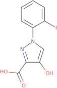 4-Hydroxy-1-(2-iodophenyl)-1H-pyrazole-3-carboxylic acid