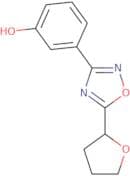 3-[5-(Oxolan-2-yl)-1,2,4-oxadiazol-3-yl]phenol